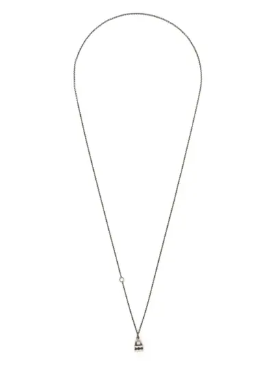 WERKSTATT:MÜNCHEN Mini Lock necklace - Silver