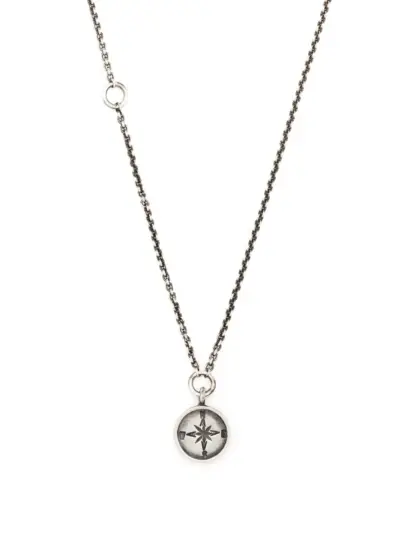 WERKSTATT:MÜNCHEN mini Windrose chain - Silver