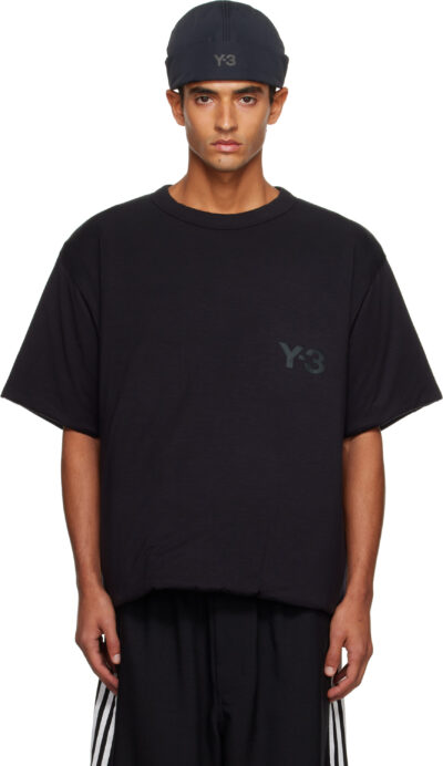 Y-3 Black Padded T-shirt