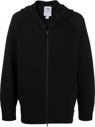 Y-3 Classic Winter full-zip hoodie - Black