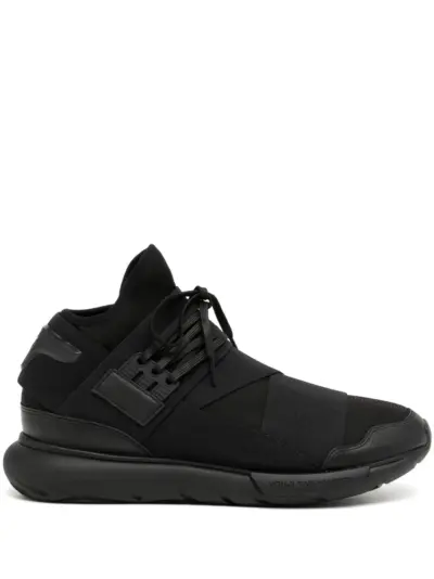 Y-3 Qasa High 'Triple Black' sneakers