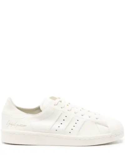 Y-3 Superstar leather sneakers - White