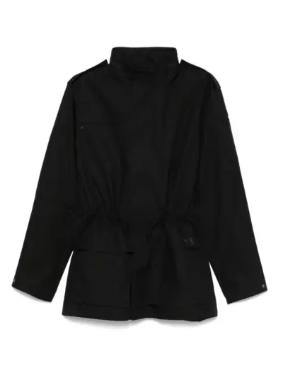 Y-3 drawstring-waist jacket - Black