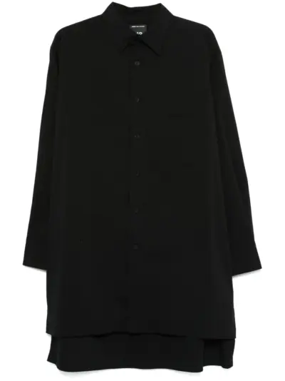 Y-3 graphic-print shirt - Black