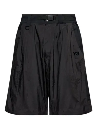 Y-3 knee-length bermuda shorts - Black