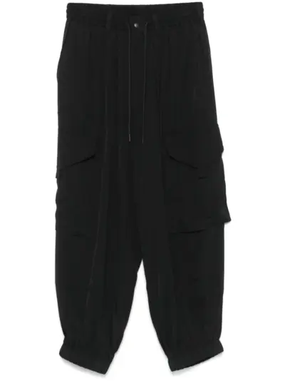 Y-3 twill cargo pants - Black
