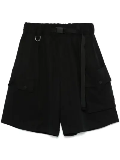 Y-3 twill cargo shorts - Black