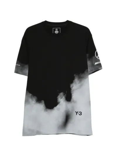 Y-3 x Mercedes-AMG Petronas F1 logo-detail T-shirt - Black