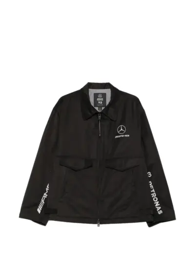 Y-3 x Mercedes-AMG Petronas F1 logo-detail jacket - Black