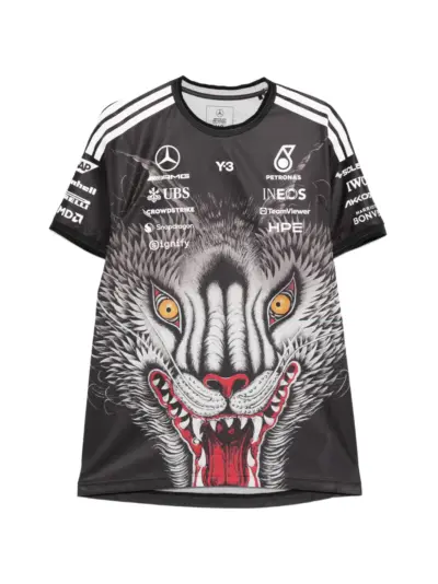 Y-3 x Mercedes-AMG Petronas F1 round-neck T-shirt - Black