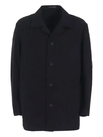 Yohji Yamamoto button-down shirt jacket - Black