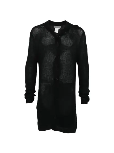 Yohji Yamamoto buttoned cardigan - Black