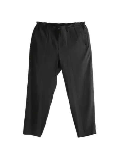Yohji Yamamoto elasticated-waist trousers - Black