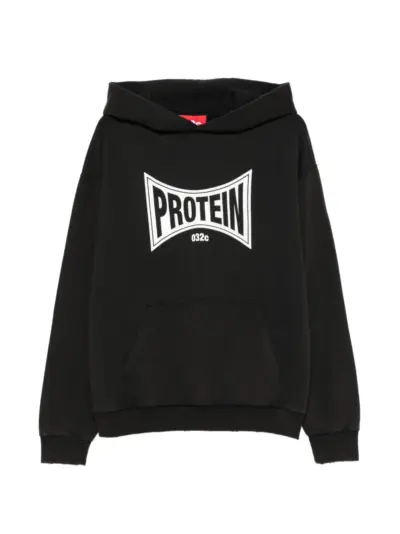 032c Protein hoodie - Black