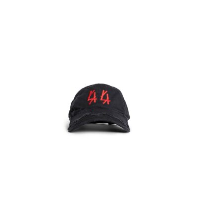 44 Label Group 44 Distressed Cotton Gabardine Cap