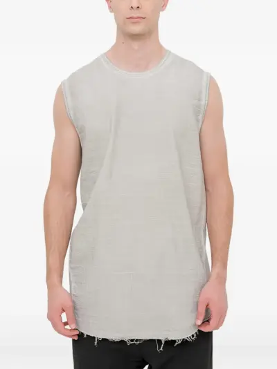 69 BY ISAAC SELLAM Bardeur crew-neck tank top - Grey