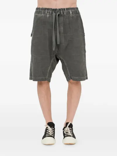 69 BY ISAAC SELLAM drawstring-fastening shorts - Grey