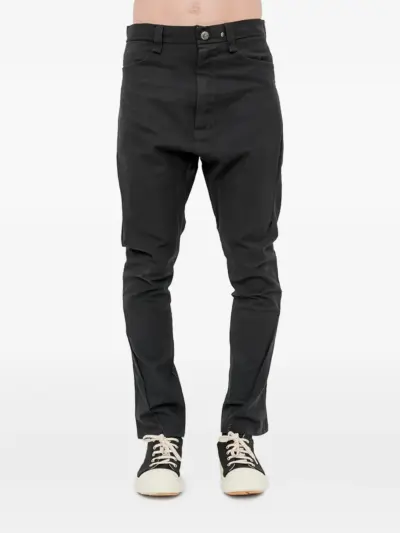 69 BY ISAAC SELLAM zip-detail trousers - Black