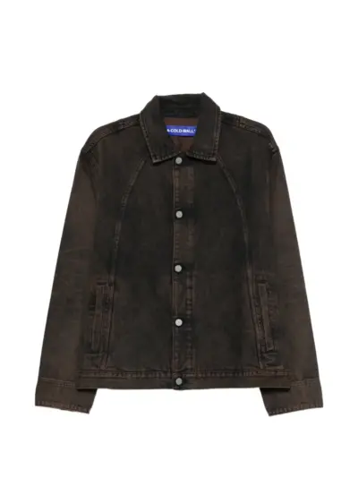 A-COLD-WALL* Cromer dyed panelled denim jacket - Brown