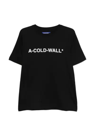 A-COLD-WALL* logo-print T-shirt - Black
