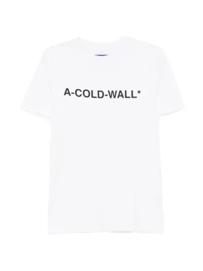 A-COLD-WALL* logo-print T-shirt - White