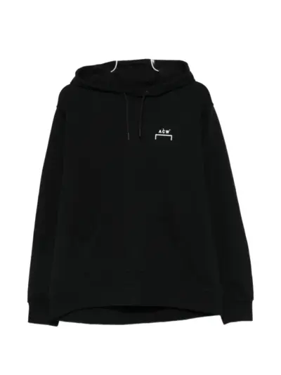 A-COLD-WALL* logo-print hoodie - Black