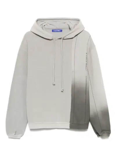 A-COLD-WALL* logo-print hoodie - Grey
