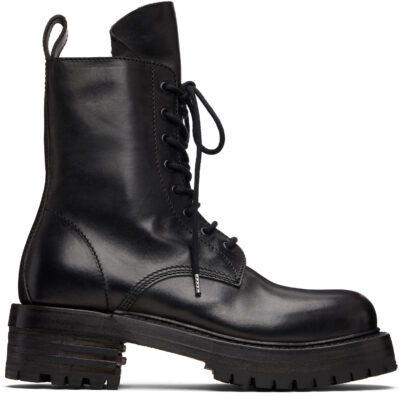 A DICIANNOVEVENTITRE Black Horse Zac Low Ankle Boots