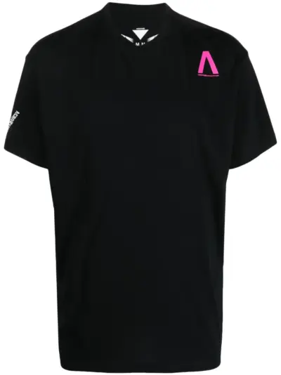 ACRONYM graphic-print cotton T-shirt - Black