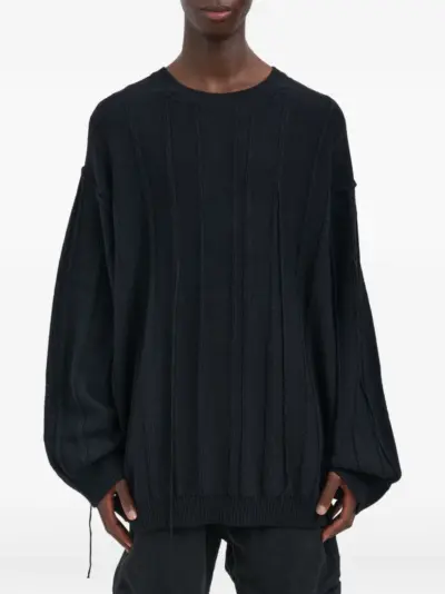 Andrea Ya'aqov crew-neck sweater - Black