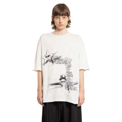 Ann Demeulemeester Dieter ''Sketchbook'' High-Comfort T-Shirt