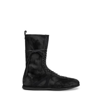 Ann Demeulemeester Fides High-Top Boxing Sneakers