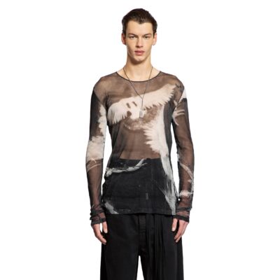 Ann Demeulemeester Greg ''Doves'' Print Long Sleeve T-Shirt