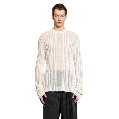 Ann Demeulemeester Halvar Irregular Rib Sweater