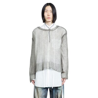 Ann Demeulemeester Kent High-Comfort Sweater in Fine Mohair Knit