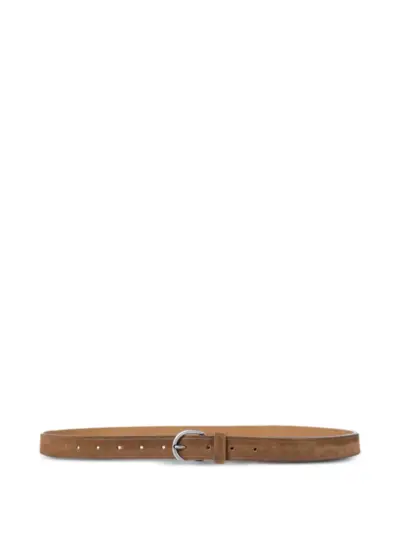 Ann Demeulemeester Konji suede belt - Brown