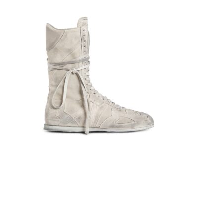 Ann Demeulemeester Palne High-Top Boxing Sneakers in Suede