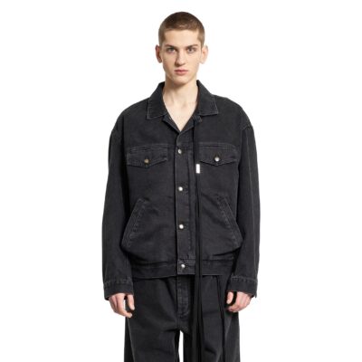 Ann Demeulemeester Patrick High-Comfort Denim Jacket