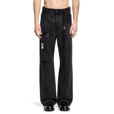 Ann Demeulemeester Ronald 5 Pocket Jeans with Printed Patches
