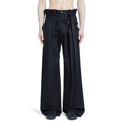 Ann Demeulemeester Woubrecht Double-Belted Trousers