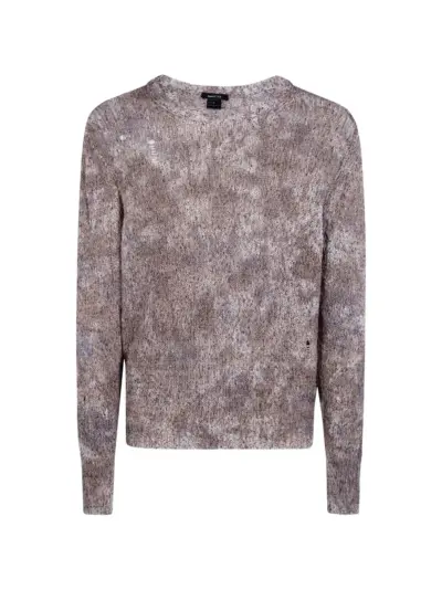 Avant Toi distressed knitted sweater - Neutrals