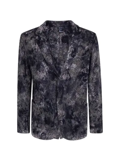 Avant Toi textured-finish blazer - Grey