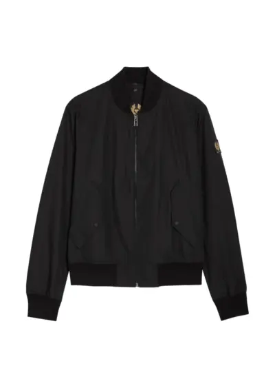 Belstaff Carrier zip-up bomber jacket - Black