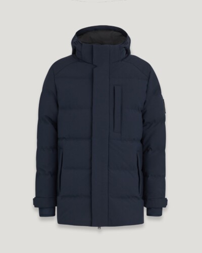 Belstaff Pendulum Jacket Men's 3-layer Stretch Down Dark Ink Size UK 34