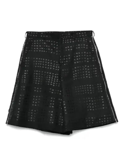 Black Comme Des Garçons polka-dot shorts