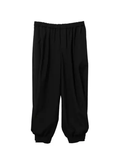 Black Comme Des Garçons wool trousers