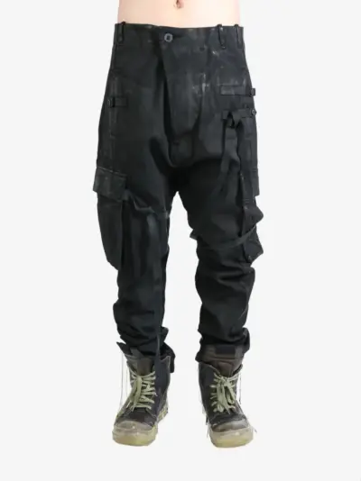 Boris Bidjan Saberi cargo trousers - Black