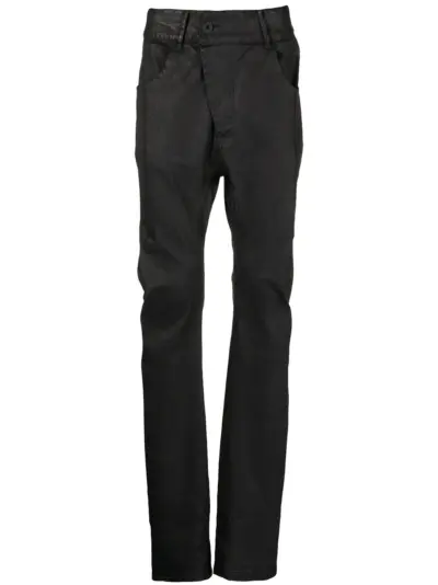 Boris Bidjan Saberi dark-wash skinny-cut jeans - Black