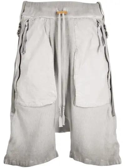 Boris Bidjan Saberi deconstructed shorts - Grey