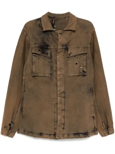 Boris Bidjan Saberi denim jacket - Brown